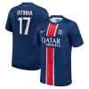 Officiële Voetbalshirt Paris Saint-Germain Vitinha 17 Thuis 2024-25 - Heren